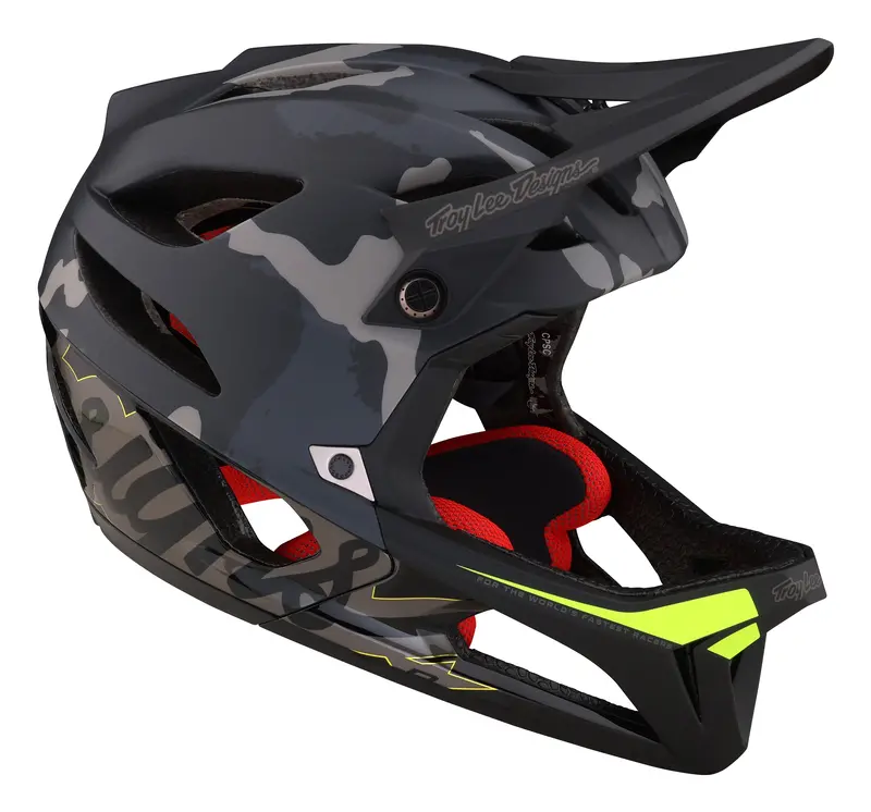 Troy Lee Designs Stage Full Face Helmet With Mips - Signature Camo - Black - 2023 2