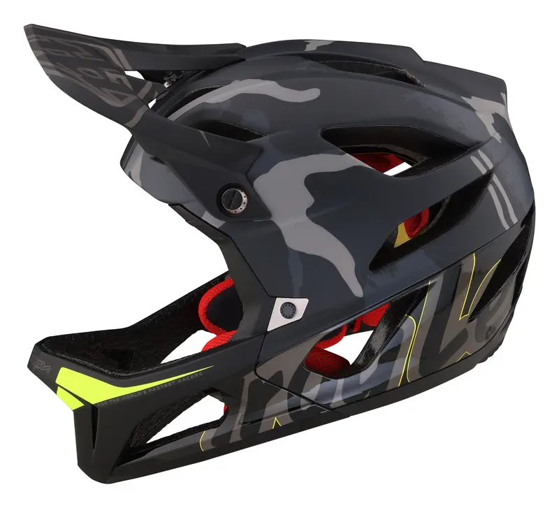 Troy Lee Designs Stage Full Face Helmet With Mips - Signature Camo - Black - 2023 3