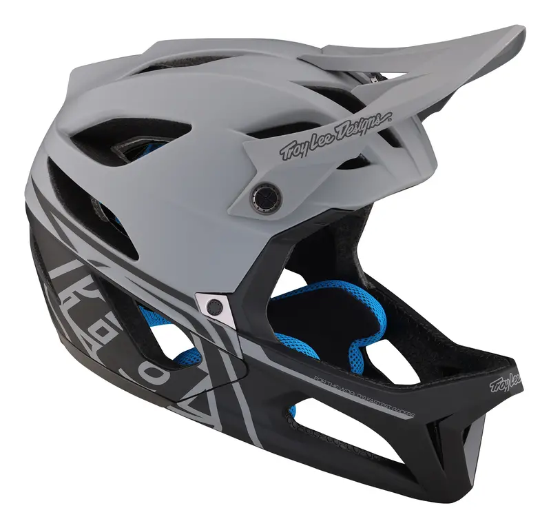 Troy Lee Designs Stage Full Face Helmet With Mips - Stealth - Gray 2