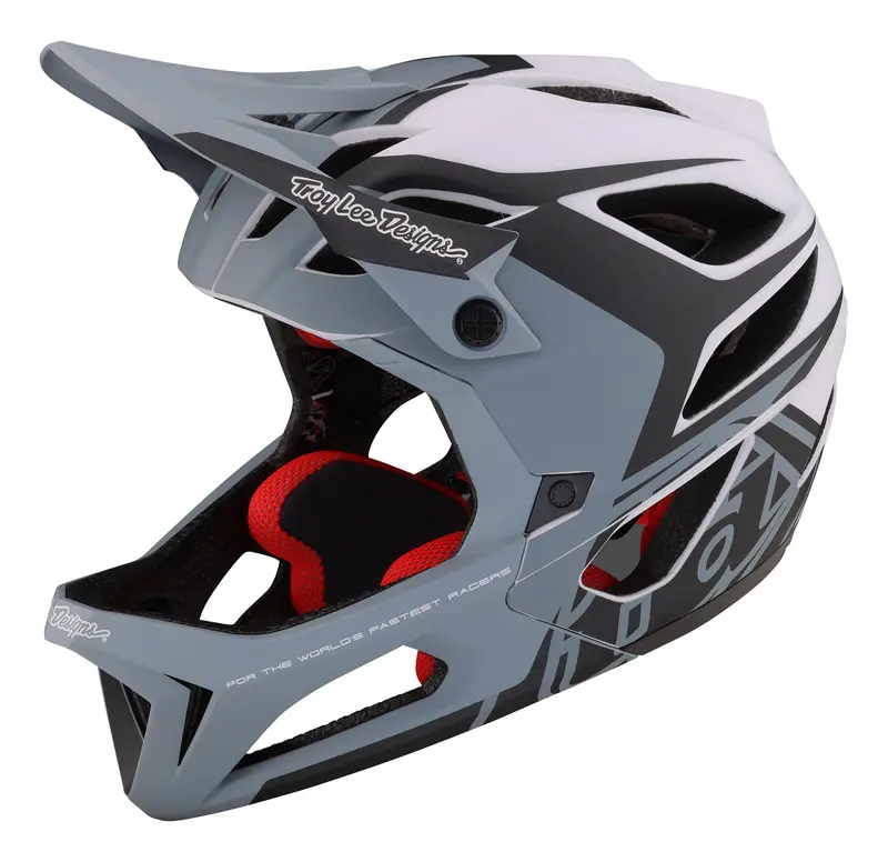 Troy Lee Designs Stage Full Face Helmet With Mips - Valance - Gray - 2023 1