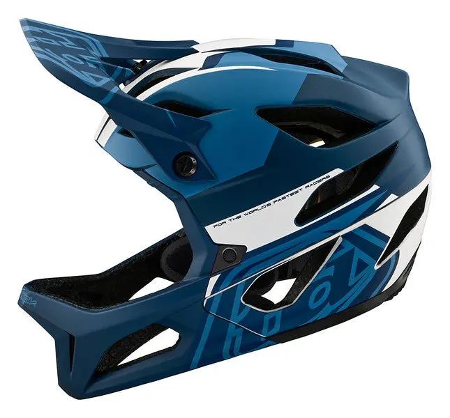 Troy Lee Designs Stage Full Face Helmet With Mips - Vector - Blue 2