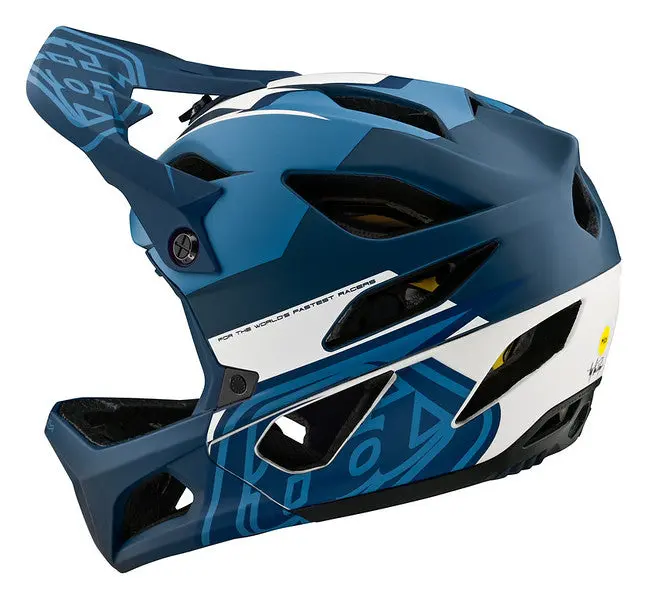 Troy Lee Designs Stage Full Face Helmet With Mips - Vector - Blue 3