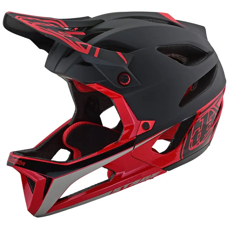 Troy Lee Designs Stage Mips Enduro Full Face Helmet - Race - Black-Red 1