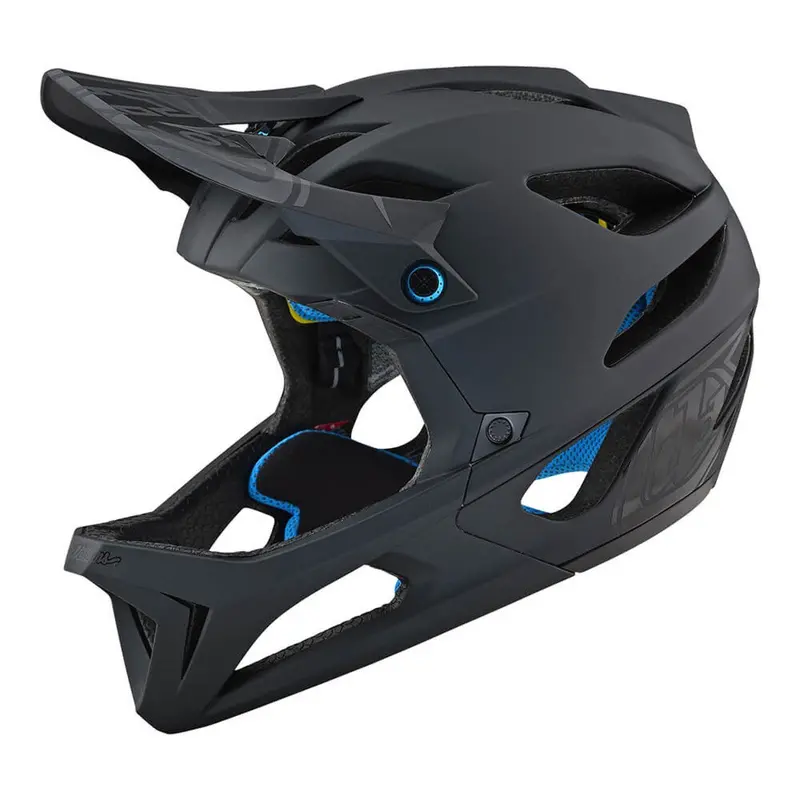Troy Lee Designs Stage Mips Enduro Full Face Helmet - Stealth - Black 1