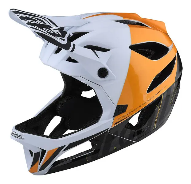 Troy Lee Designs Stage Mips Full Face Helmet - Nova - Honey - 2022 1