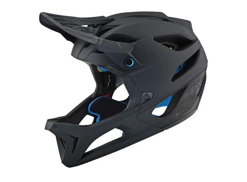 Troy Lee Designs Stage Mips Full Face Helmet - Stealth - Black - 2019 1