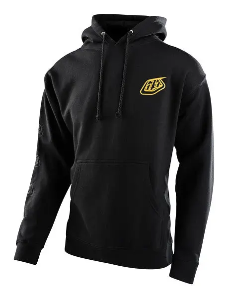 Troy Lee Designs Stamp Pullover Hoodie - Black 1
