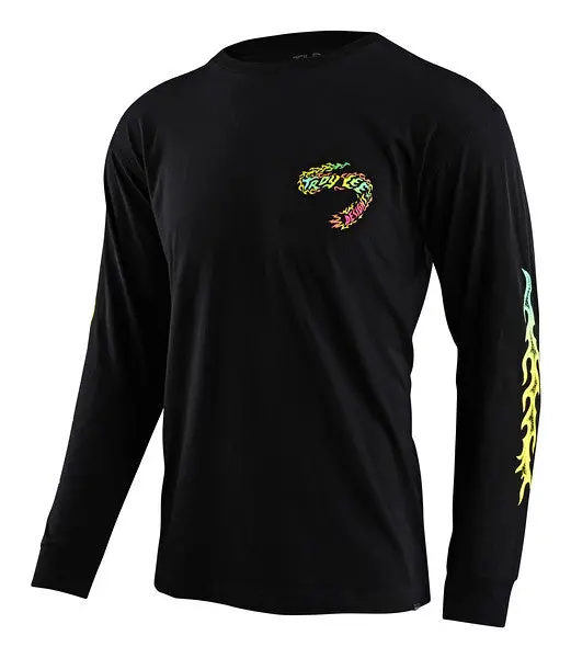 Troy Lee Designs Tallboy Demon Long Sleeve Tee - Black 1