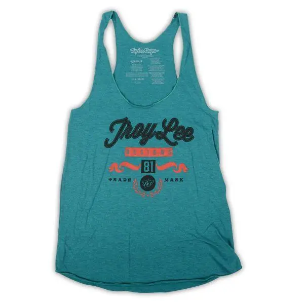Troy Lee Designs Trademark Tank Top - Womens - Turquoise 1
