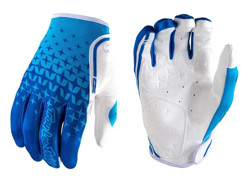 Troy Lee Designs Xc Glove - Starburst - Blue-Cyan 1