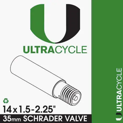 Ultracycle 14" Schrader Valve Tube 1