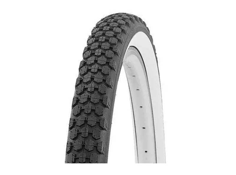 Ultracycle Coaster 26" Cruiser Tire - Black-White Sidewall 1