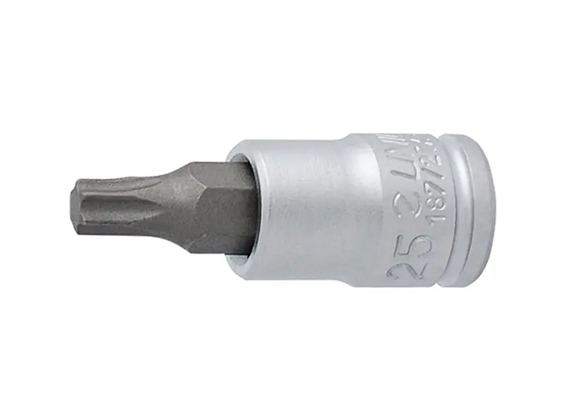 Unior 1/4" Drive Torx Bit - 187/2Tx - Silver 1