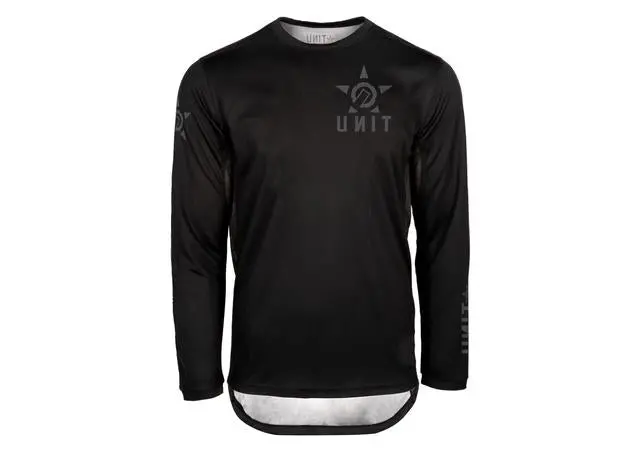 Unit Fixed Long Sleeve Mtb Jersey - Black - 2022 1