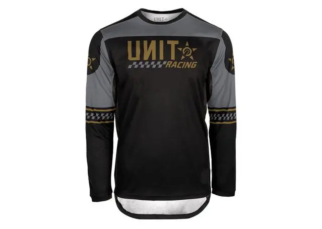Unit Racing Long Sleeve Mtb Jersey - Black 1