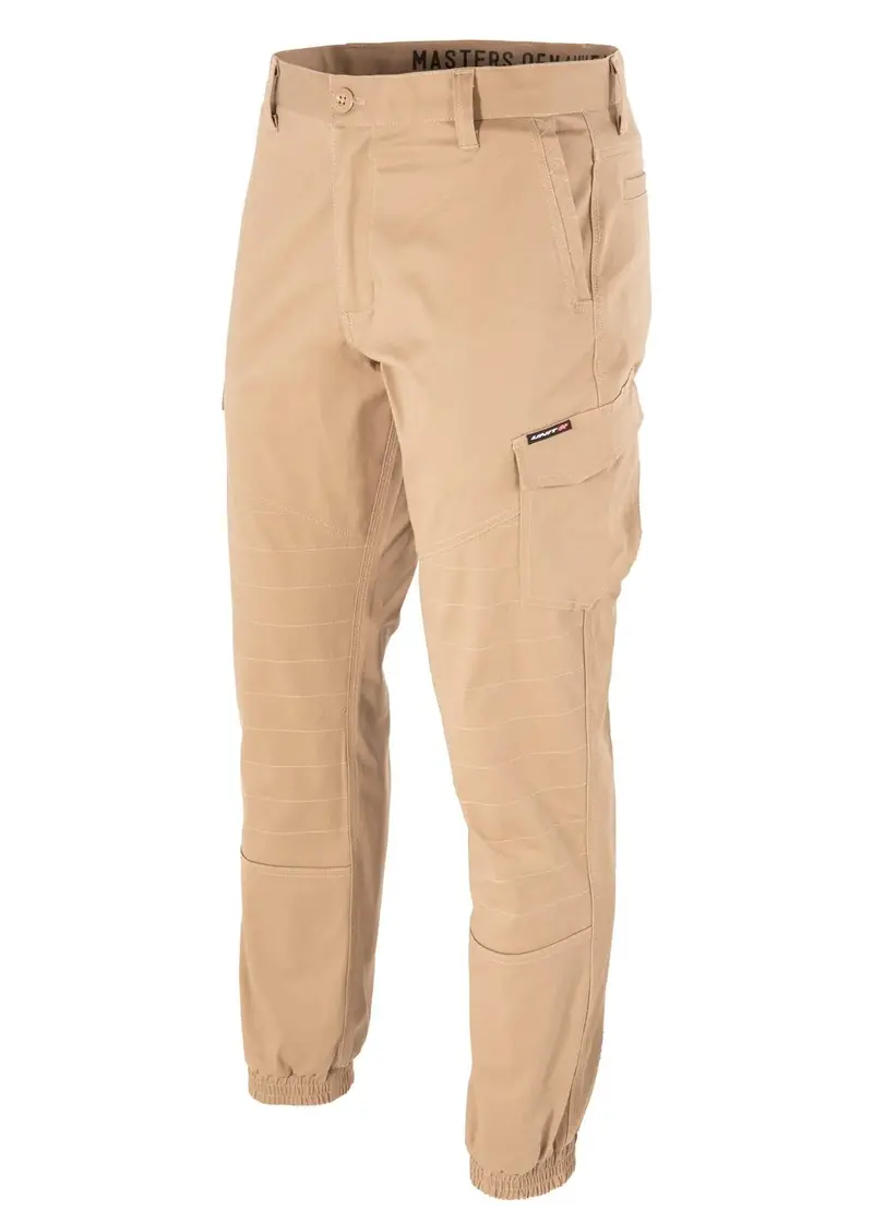 Unit Surge Cuffed Work Pant - Khaki 1