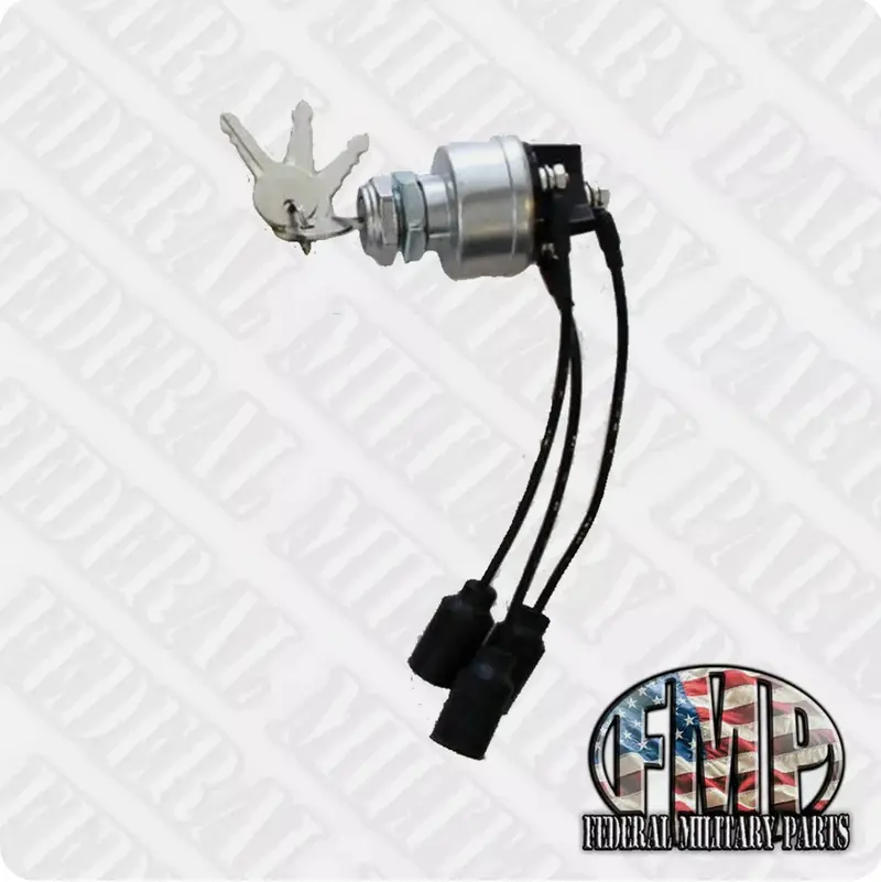 Universal Military Keyed Ignition Starter Switch - Plug And Play Choice Black Tan Or Green For Humvee 8