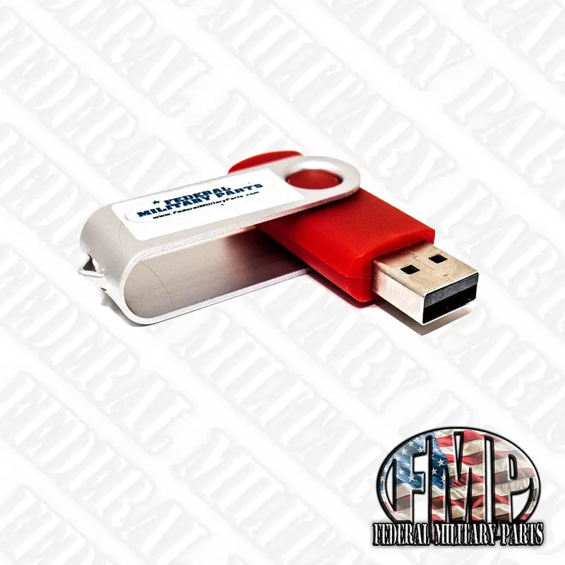 Usb Flash Drive 11,500+ Page M998 Army Humvee Hmmwv Repair Operator Parts Books 1