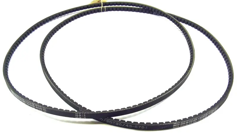 V-Belt Set (2Pc) For Drive Fan/ Power Steering Pump, Fits Humvee, 12339359-15 1