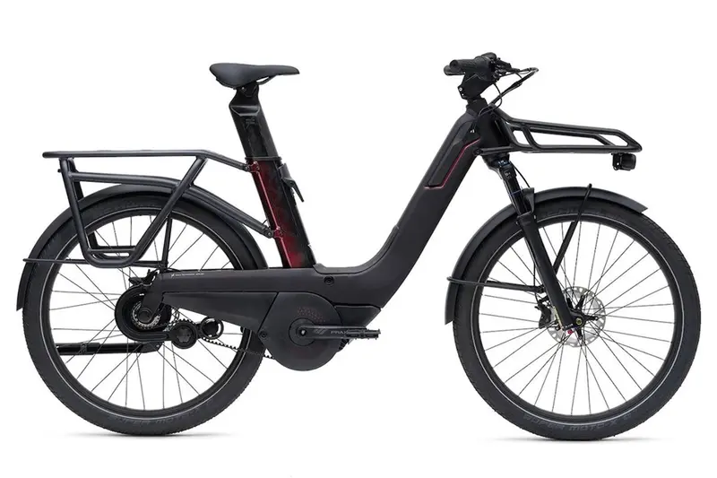 Vaast Bikes E/1 Enviolo 27.5 E-Bike - Vibrant Berry Red-Black Cherry 1