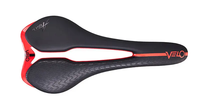 Velo Angel Fly Saddle - 128Mm - Black-Red 1