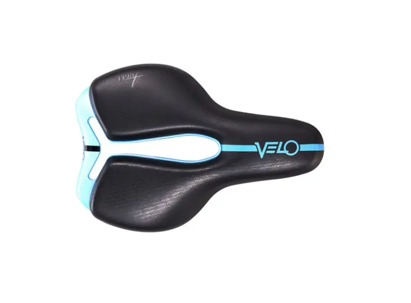 Velo Little Angel Saddle - 137Mm - Black-Blue 1