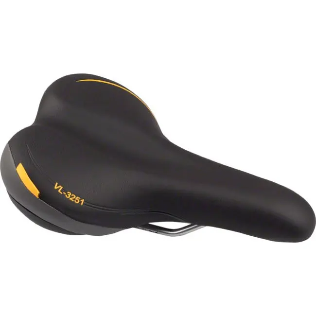 Velo Plush Pace Saddle - Black 1