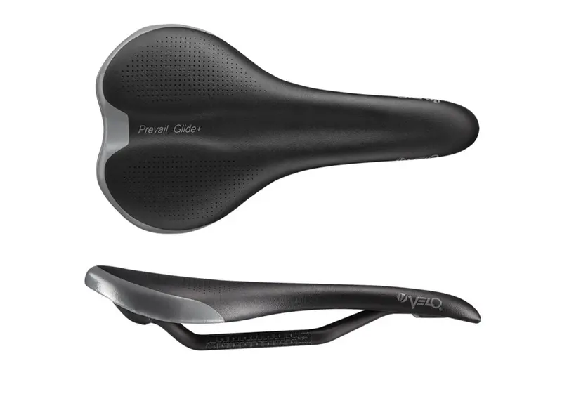 Velo Prevail Glide+ Saddle - 146Mm - Black 1