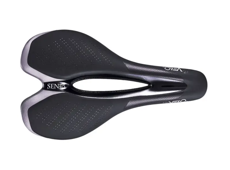 Velo Senso Tt+ Saddle - 158Mm - Black-Silver 1