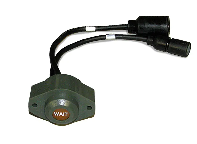 Wait To Start Warning Indicator Light, Fits Humvee Hmmwv. P/N 12356703-2, 5583395 1