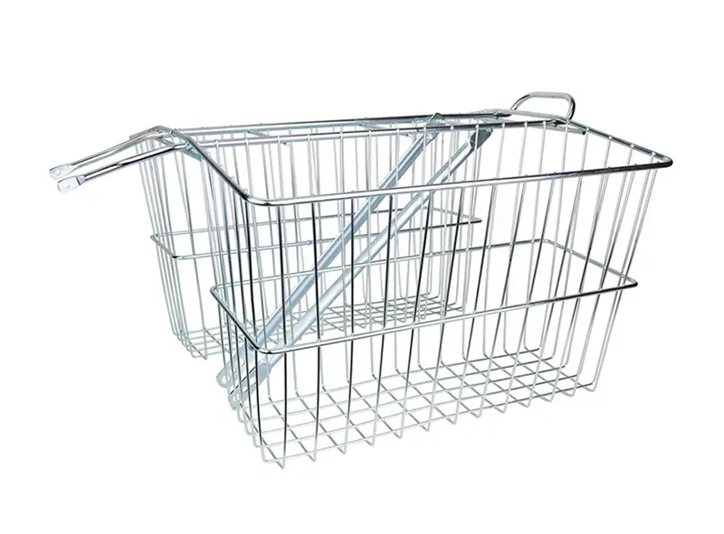 Wald 535 Twin Rear Basket - Silver 1