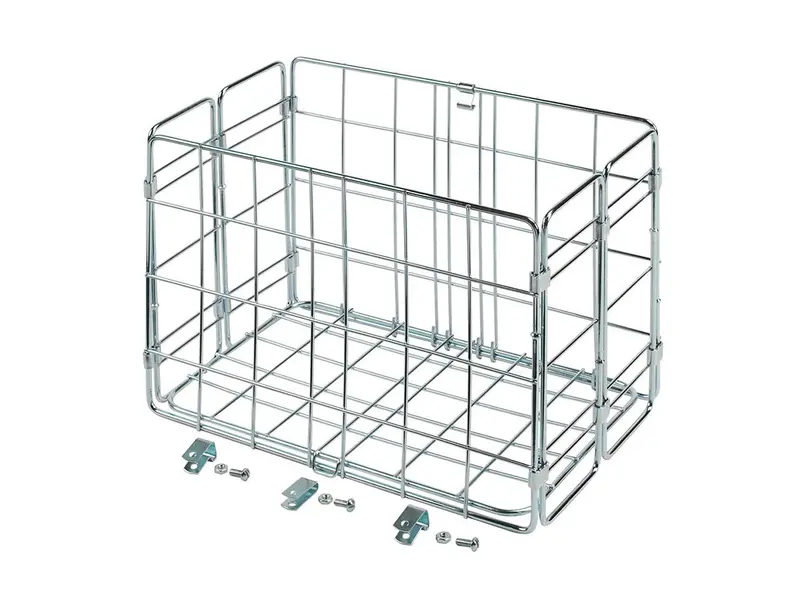 Wald 582 Rear Folding Basket - Silver 1
