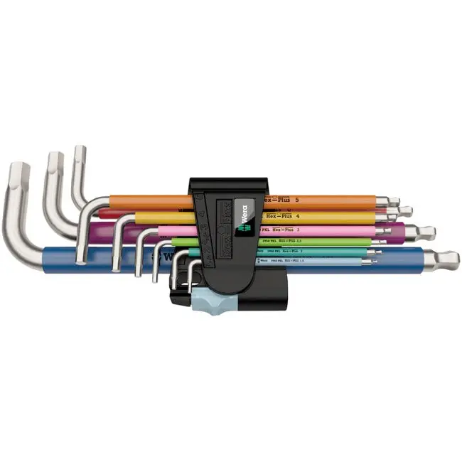 Wera 3950/9 Hex-Plus L-Key Hex Wrench Set - Metric 1