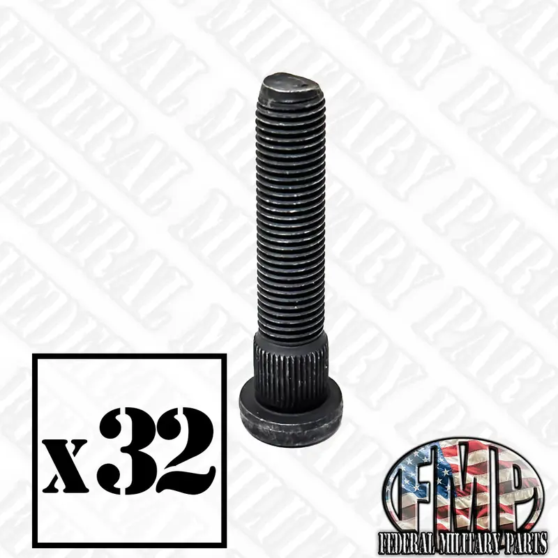 Wheel Assembly Bolt Only - For Use With Flanged Nut 4