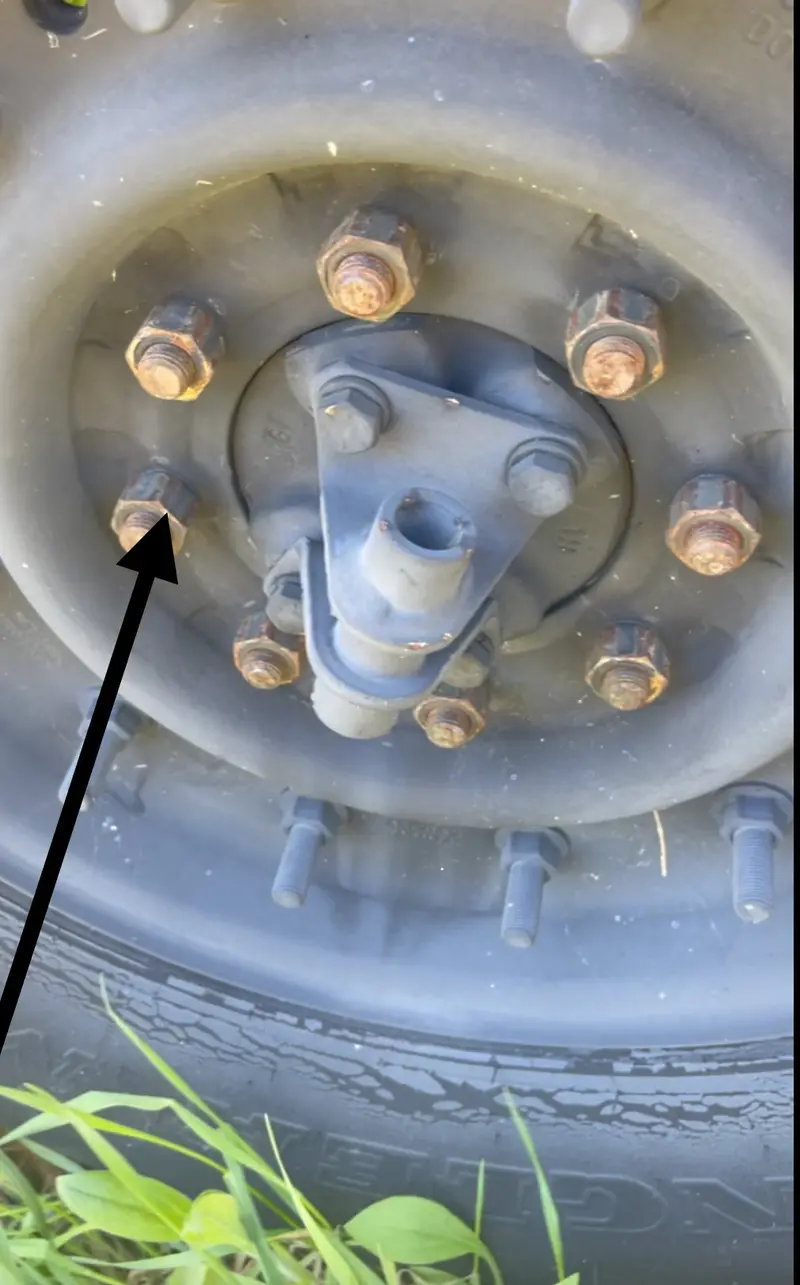 Wheel Stud + Tapered Lug Nuts (Aka Gear Hub Nuts) For Military Wheels Including Humvee Tires Wheels Rims M1101 M1102 2
