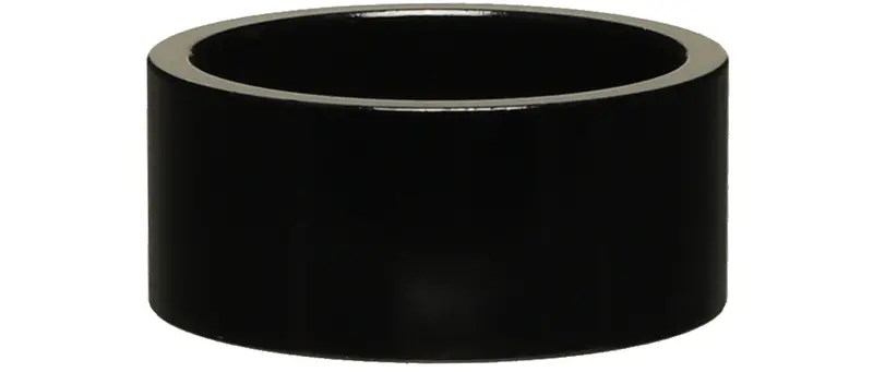 Wheels Manufacturing Aluminum Headset Spacer - 1.1/8" X 15Mm - Black 1