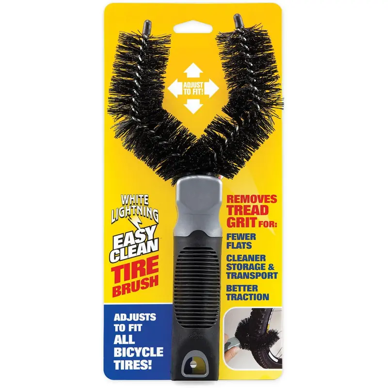 White Lightning Easy Clean Tire Brush 1
