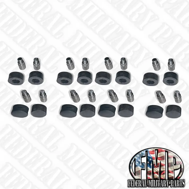Window Rollers + Pins For Military Humvee Hard X-Doors 3