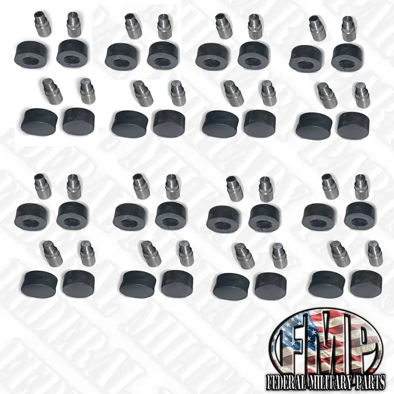 Window Rollers + Pins For Military Humvee Hard X-Doors 3