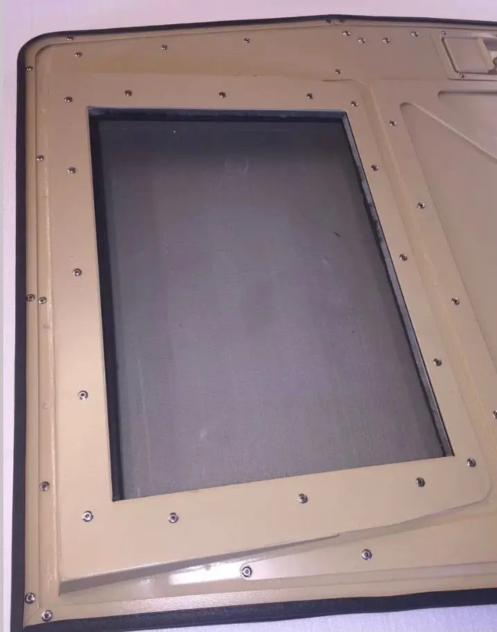 Window Upgrade For Humvee Hard Doors, Tinted Or Bullet Resistant 1