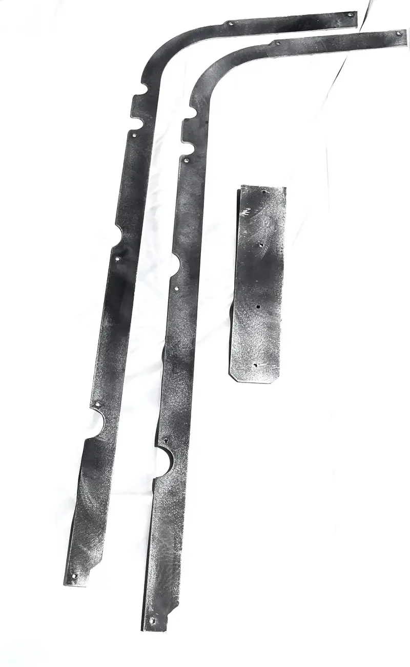 Windshield Retainer 3 Piece Kit, Aluminum 2Nd Generation Fits Military Humvee M998 Hmmwv 1