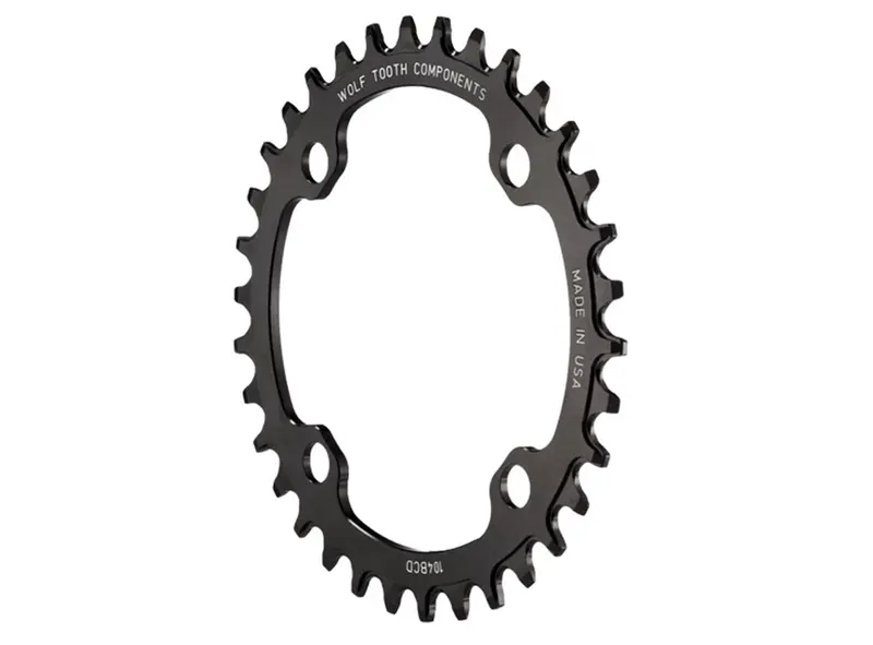 Wolf Tooth Components 104 Bcd Chainring - Drop-Stop A - Black 1