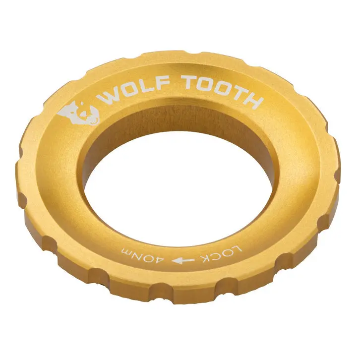 Wolf Tooth Components Centerlock Rotor Lockring - Gold 1
