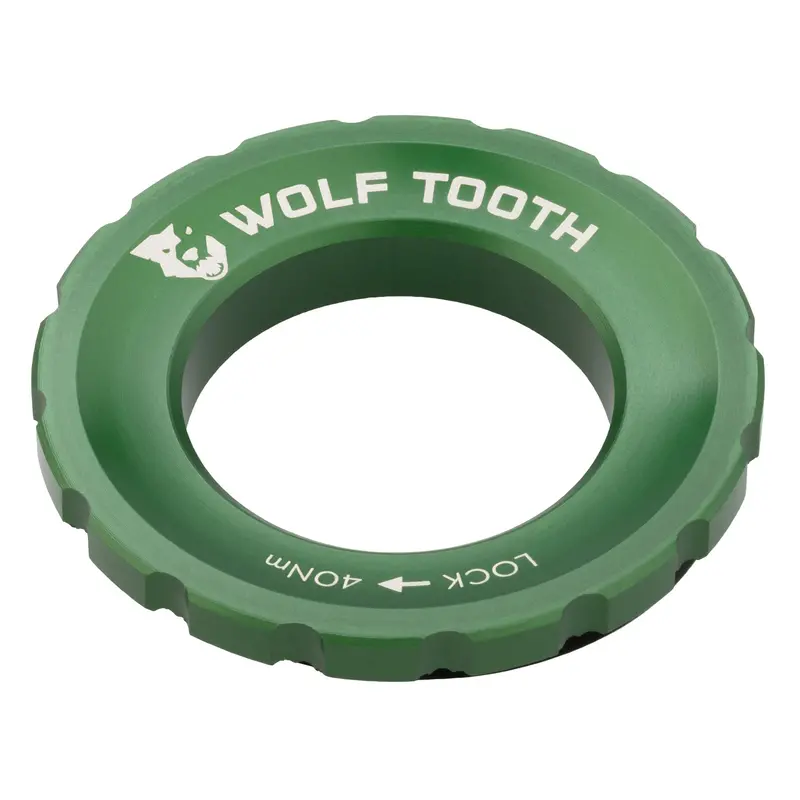 Wolf Tooth Components Centerlock Rotor Lockring - Green 1