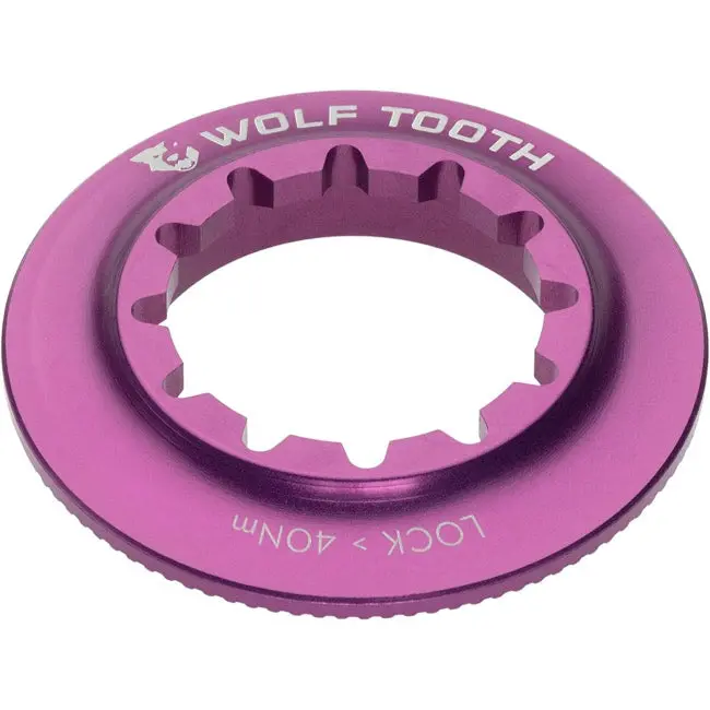 Wolf Tooth Components Centerlock Rotor Lockring - Internal Splined - Purple 1
