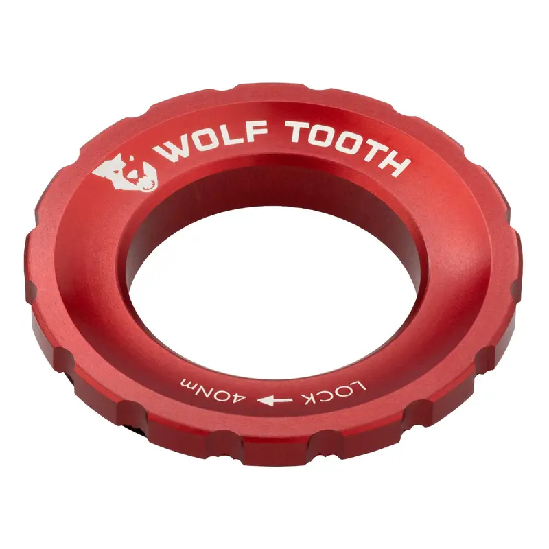 Wolf Tooth Components Centerlock Rotor Lockring - Red 1