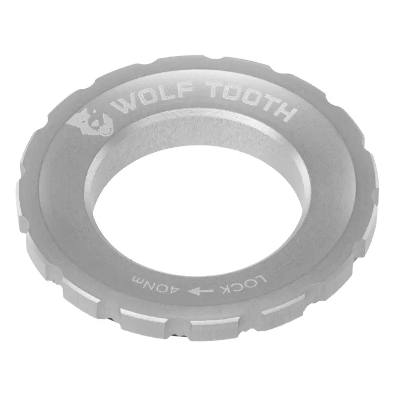 Wolf Tooth Components Centerlock Rotor Lockring - Silver 1