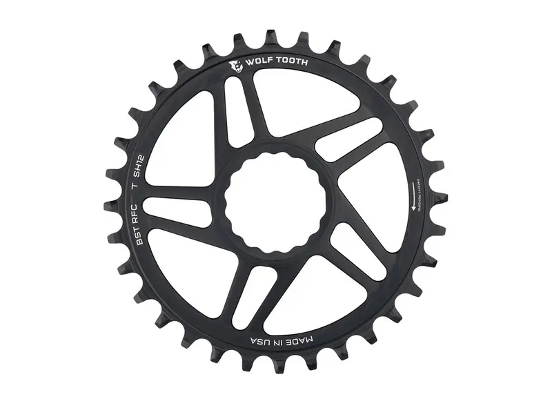 Wolf Tooth Components Cinch Direct Mount Shimano 12 Spd Chainring - Black 1
