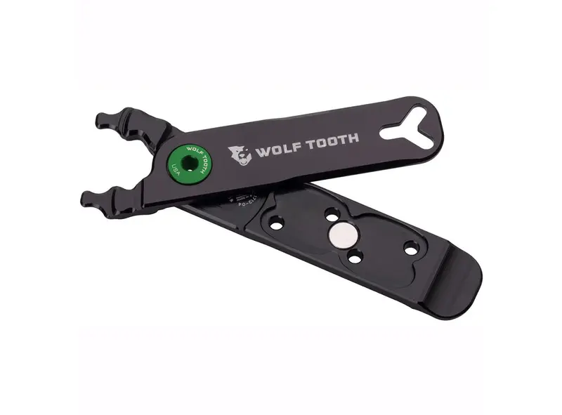 Wolf Tooth Components Combo Masterlink Pliers - Black-Green 1