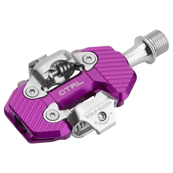 Wolf Tooth Components Ctrl Trail Clipless Mtb Pedal - Ultraviolet Purple 1